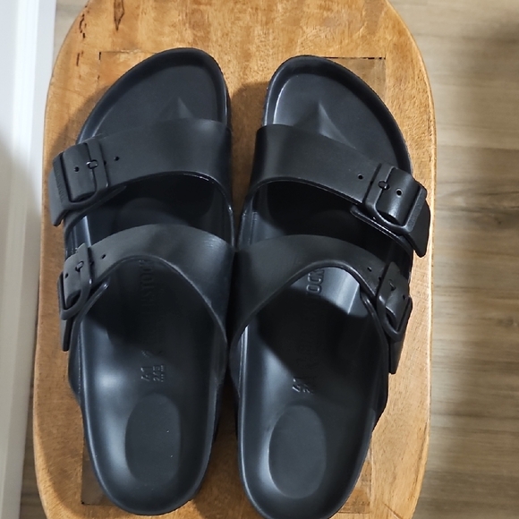 Birkenstock Black Footbed Sandals - Picture 1 of 3